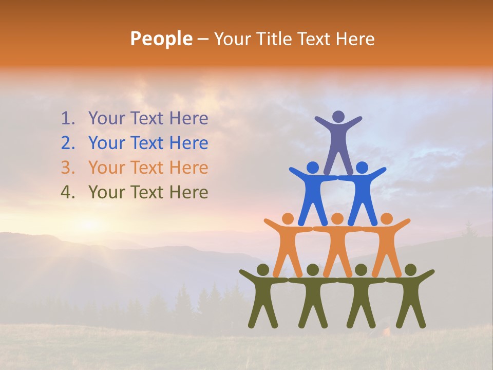 Sky Color Spring PowerPoint Template