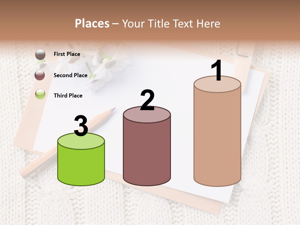 Decoration Cardboard Post PowerPoint Template