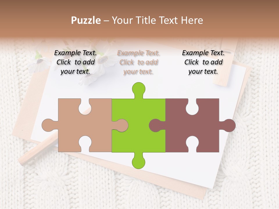 Decoration Cardboard Post PowerPoint Template