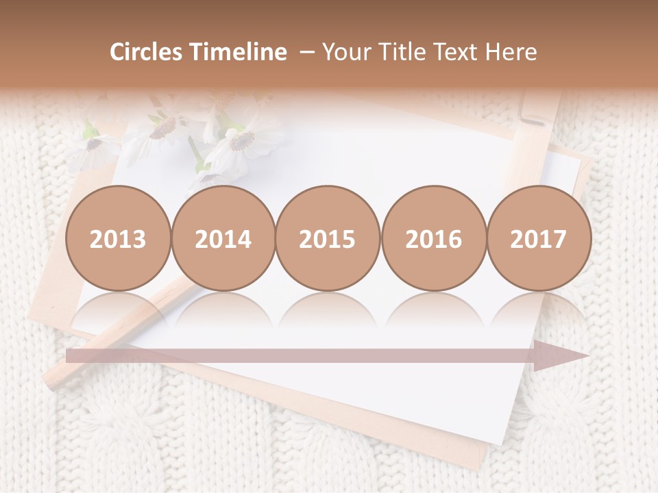 Decoration Cardboard Post PowerPoint Template