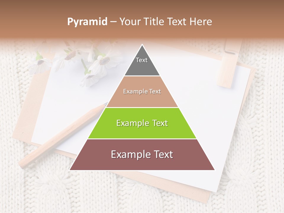 Decoration Cardboard Post PowerPoint Template