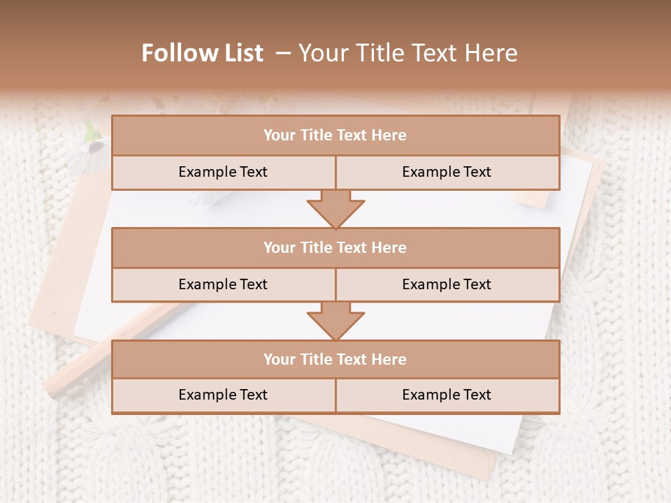 Decoration Cardboard Post PowerPoint Template