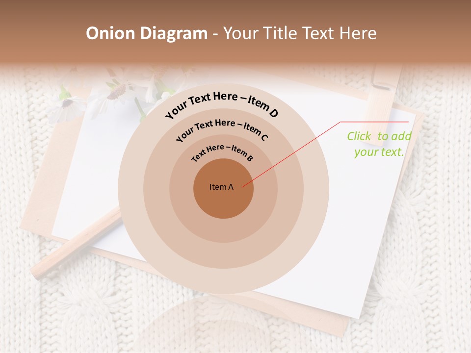 Decoration Cardboard Post PowerPoint Template