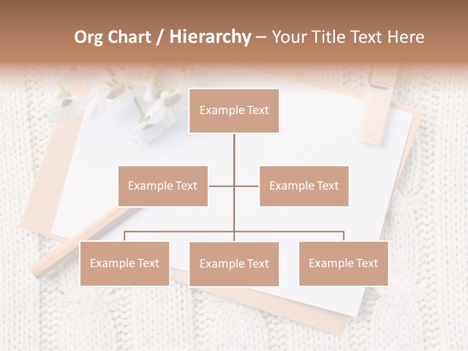 Decoration Cardboard Post PowerPoint Template