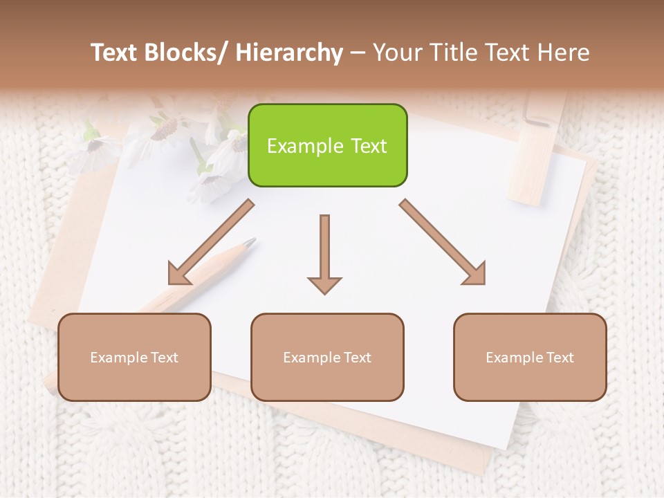 Decoration Cardboard Post PowerPoint Template