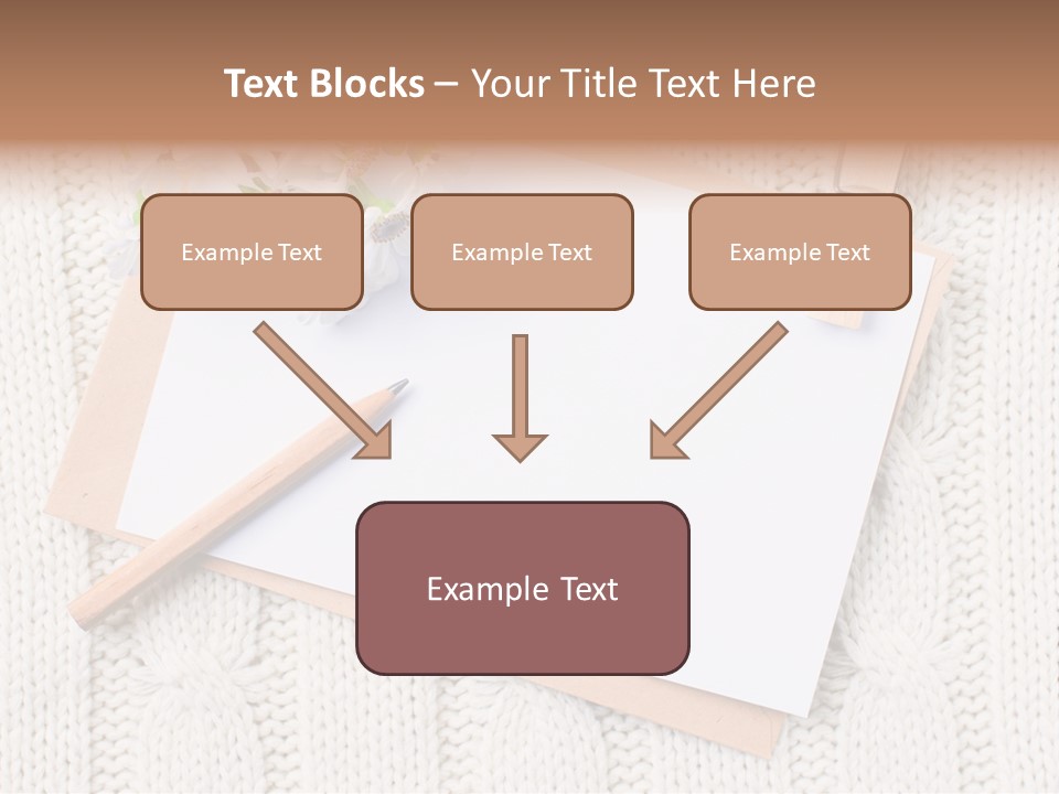 Decoration Cardboard Post PowerPoint Template
