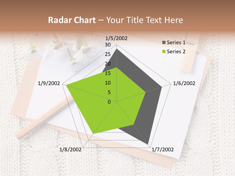 Decoration Cardboard Post PowerPoint Template