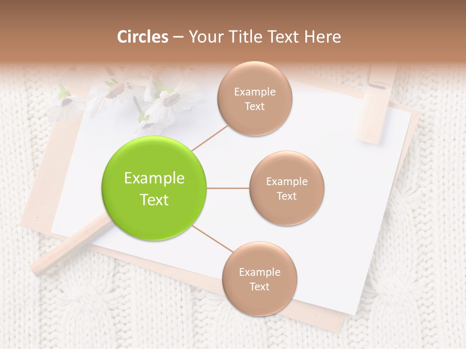 Decoration Cardboard Post PowerPoint Template