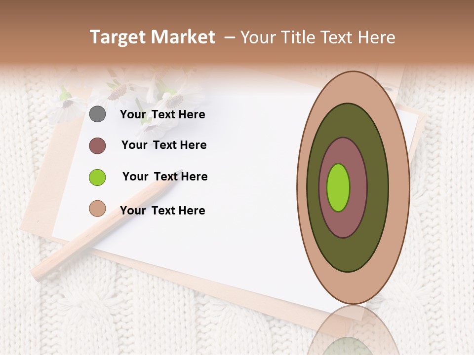 Decoration Cardboard Post PowerPoint Template