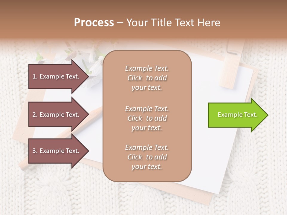 Decoration Cardboard Post PowerPoint Template