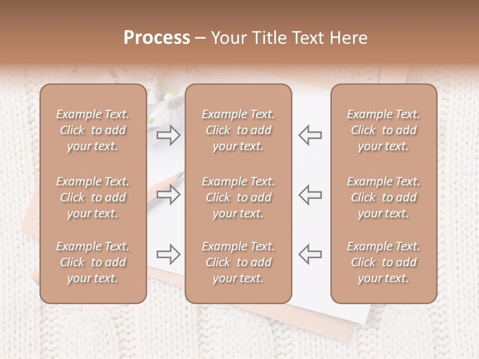 Decoration Cardboard Post PowerPoint Template