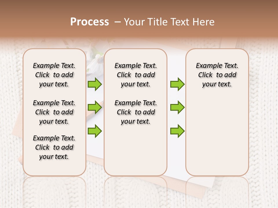 Decoration Cardboard Post PowerPoint Template