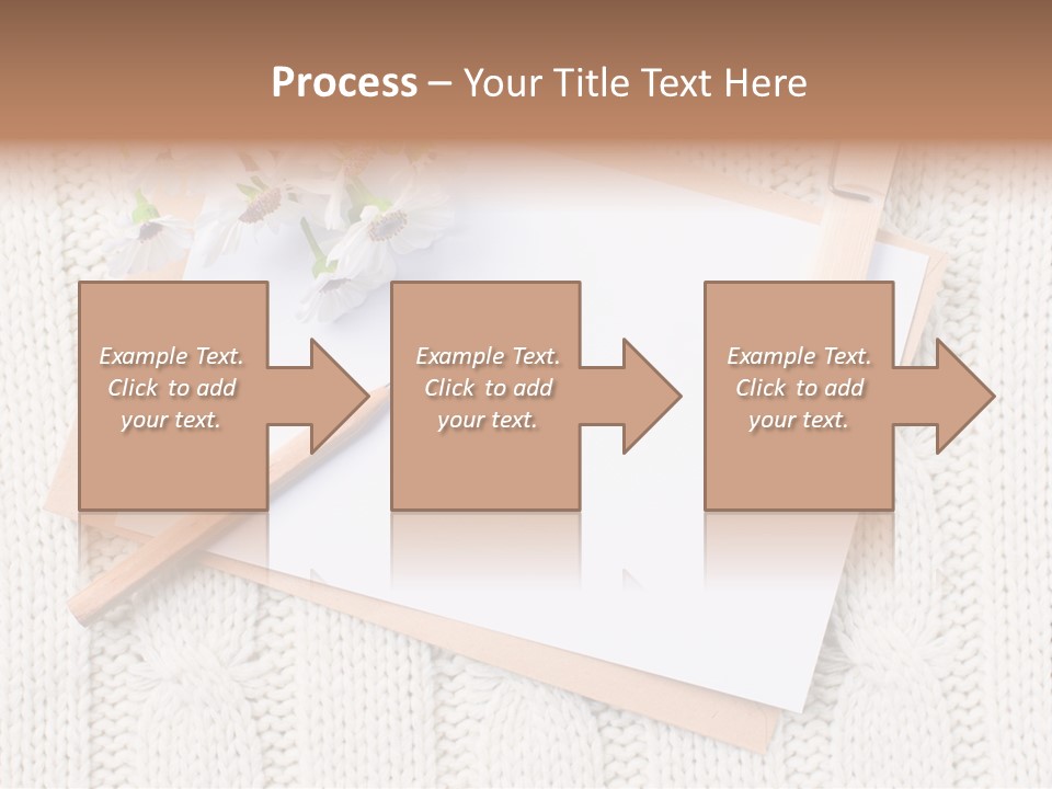 Decoration Cardboard Post PowerPoint Template