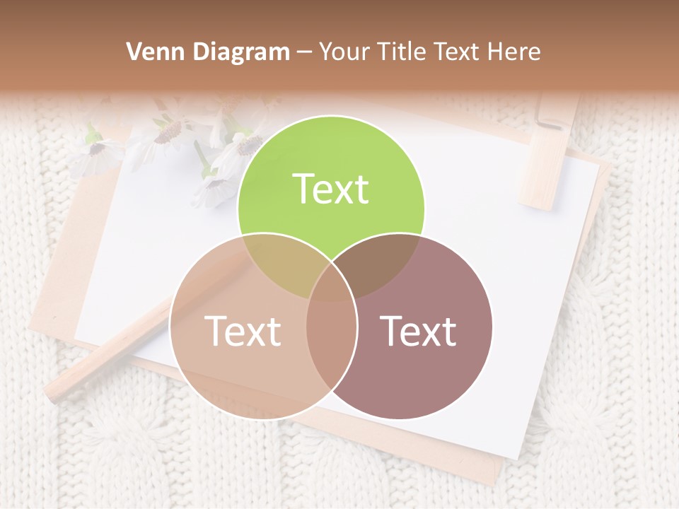 Decoration Cardboard Post PowerPoint Template