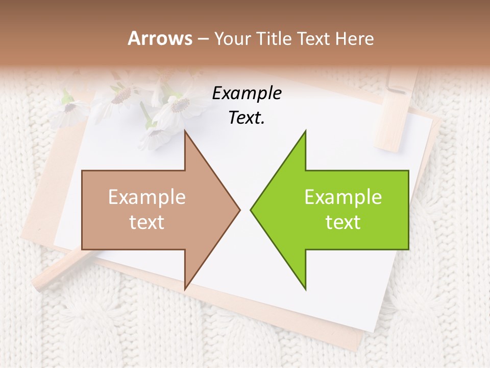 Decoration Cardboard Post PowerPoint Template