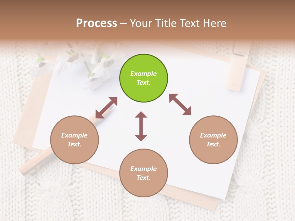 Decoration Cardboard Post PowerPoint Template