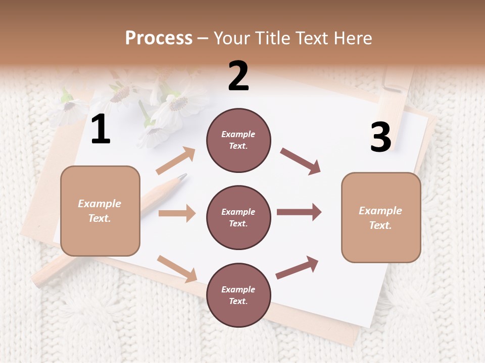 Decoration Cardboard Post PowerPoint Template