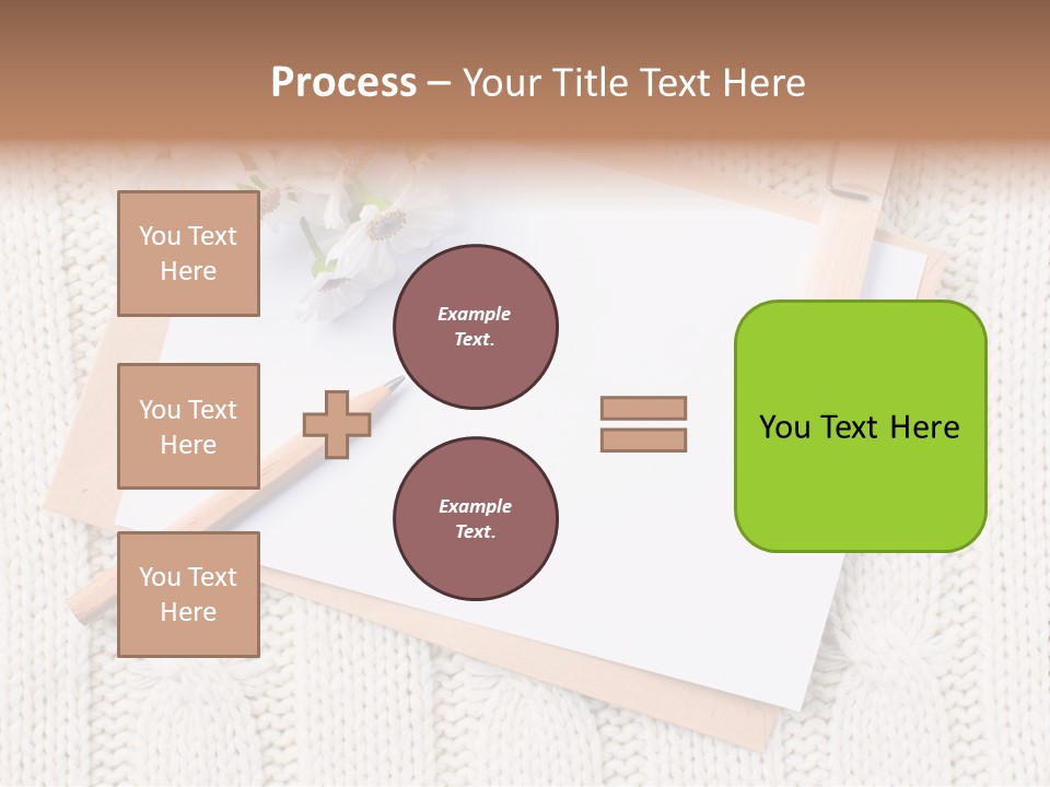 Decoration Cardboard Post PowerPoint Template