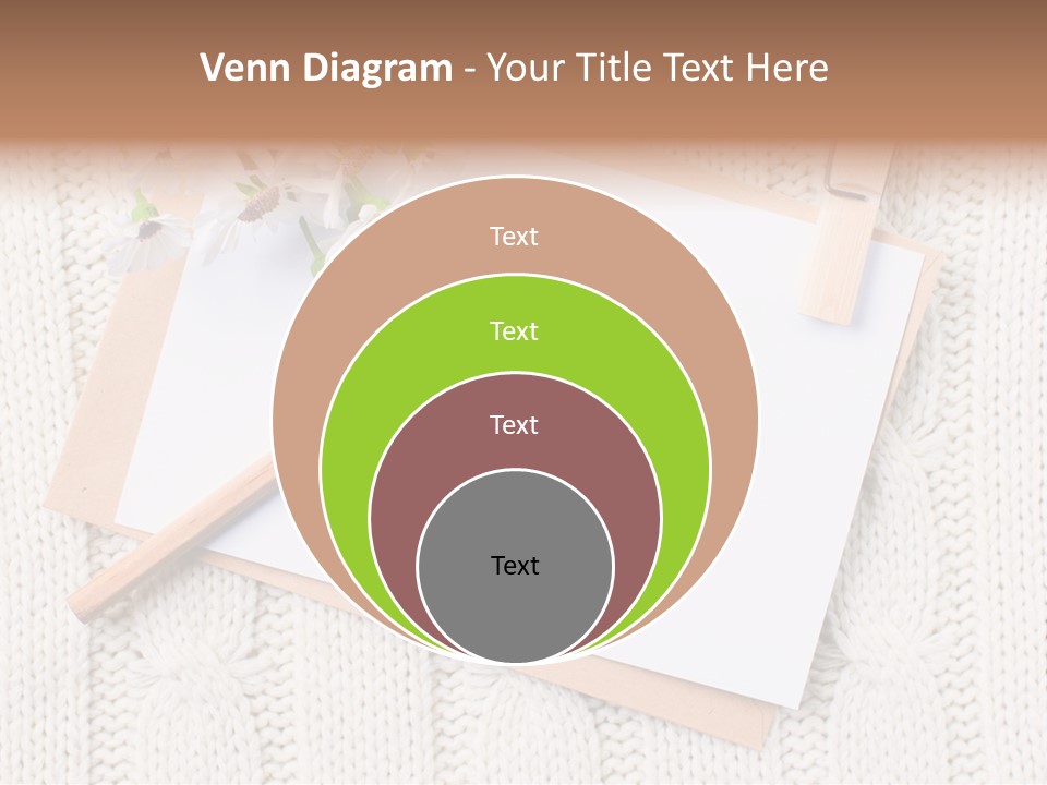 Decoration Cardboard Post PowerPoint Template