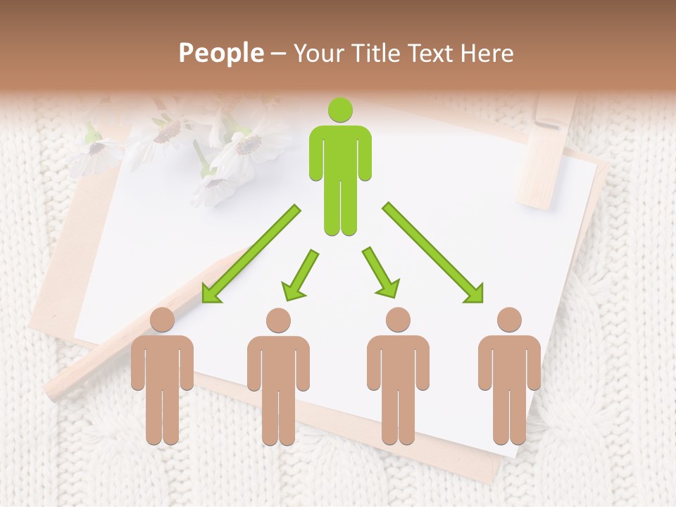 Decoration Cardboard Post PowerPoint Template