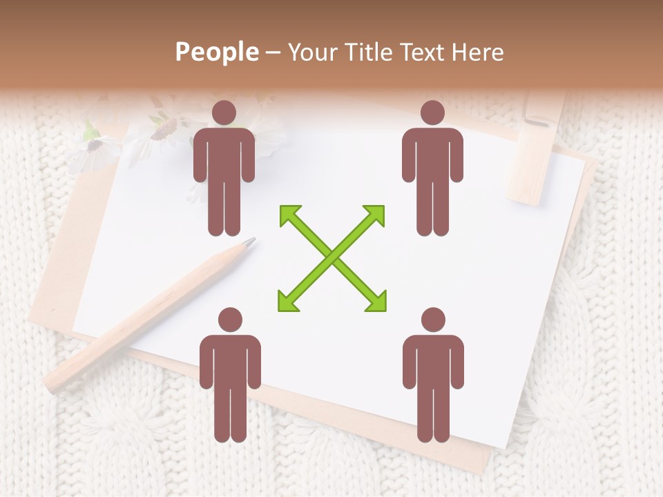 Decoration Cardboard Post PowerPoint Template