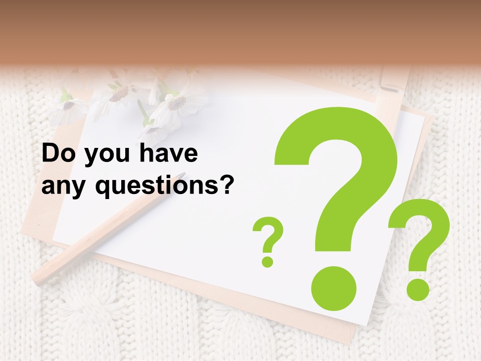 Decoration Cardboard Post PowerPoint Template