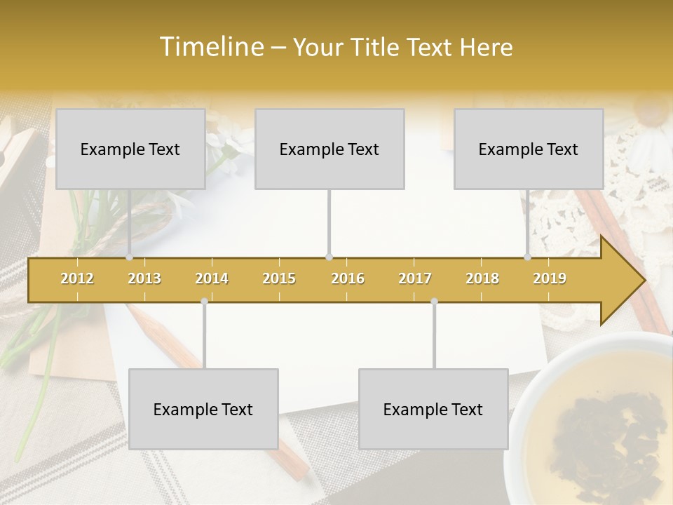 Pencil Flowers Design PowerPoint Template
