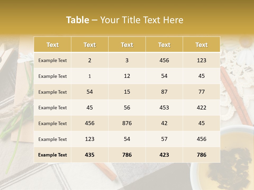 Pencil Flowers Design PowerPoint Template