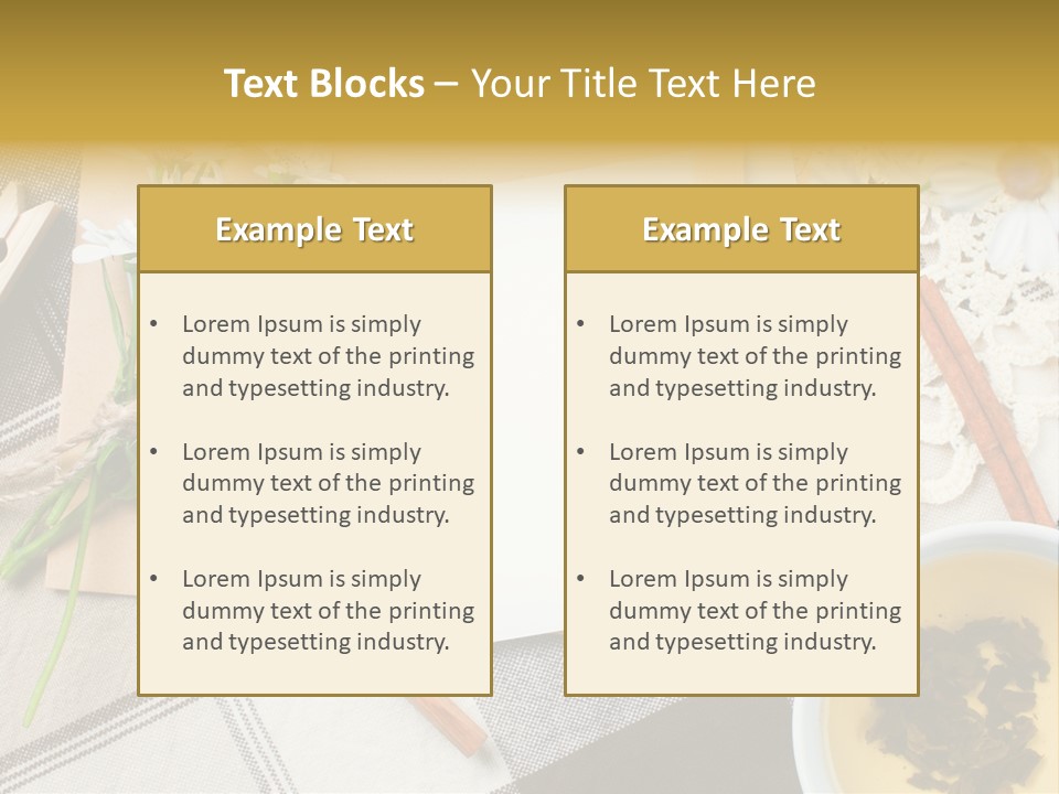 Pencil Flowers Design PowerPoint Template