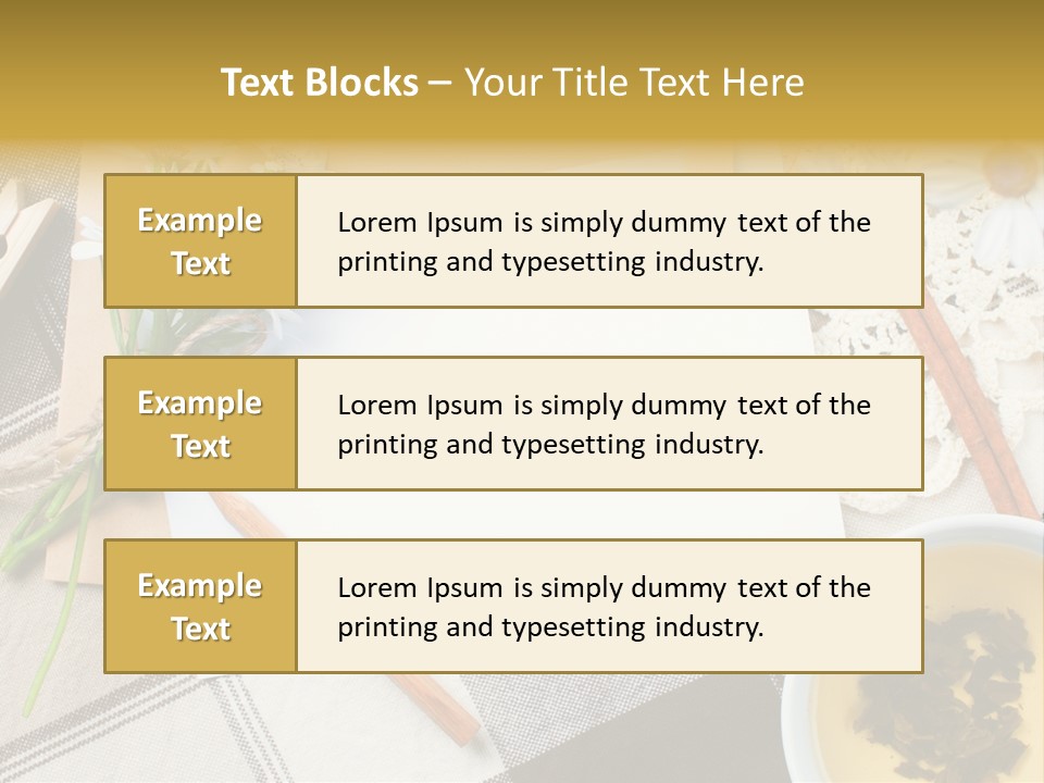 Pencil Flowers Design PowerPoint Template