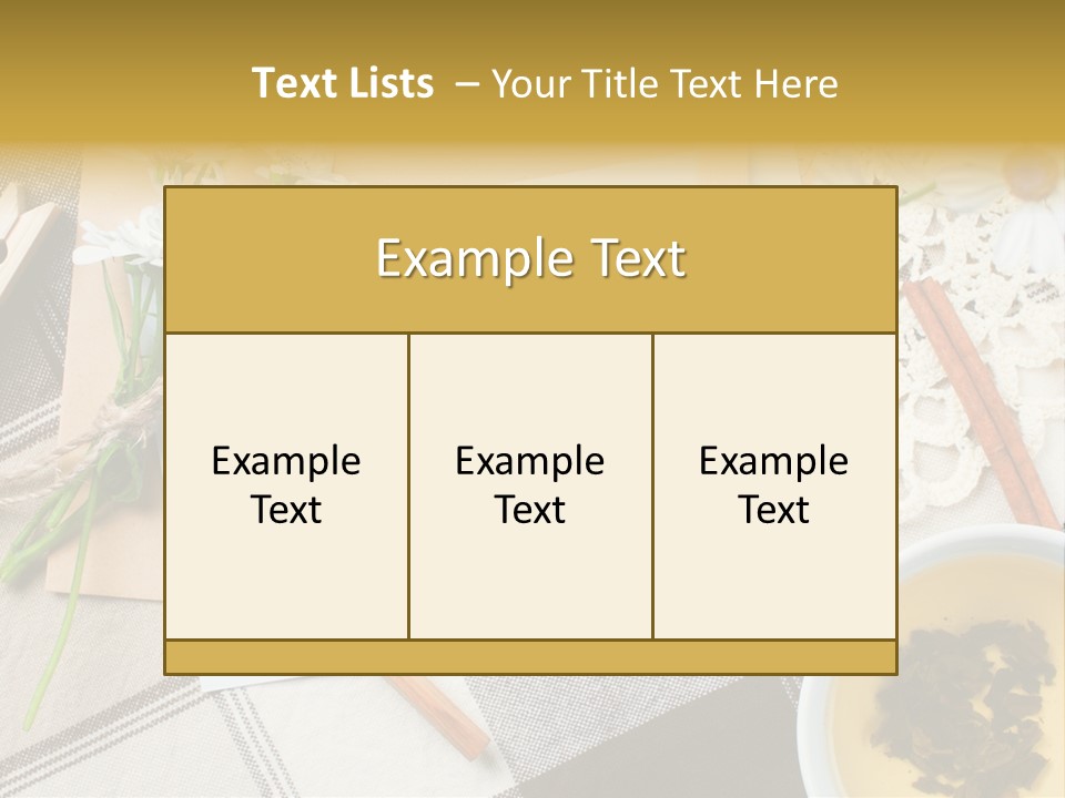 Pencil Flowers Design PowerPoint Template