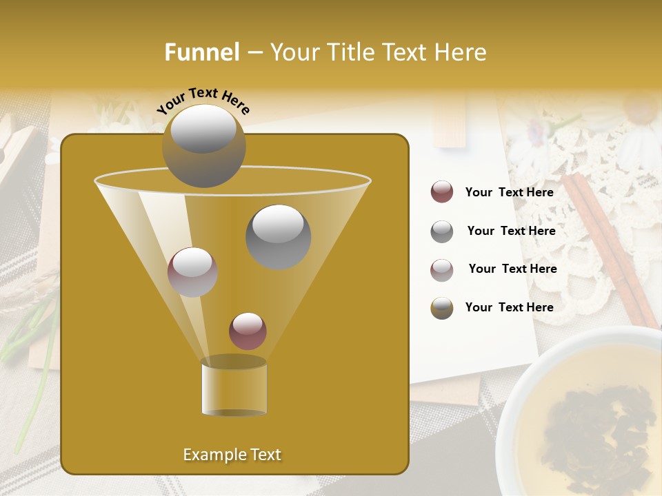 Pencil Flowers Design PowerPoint Template