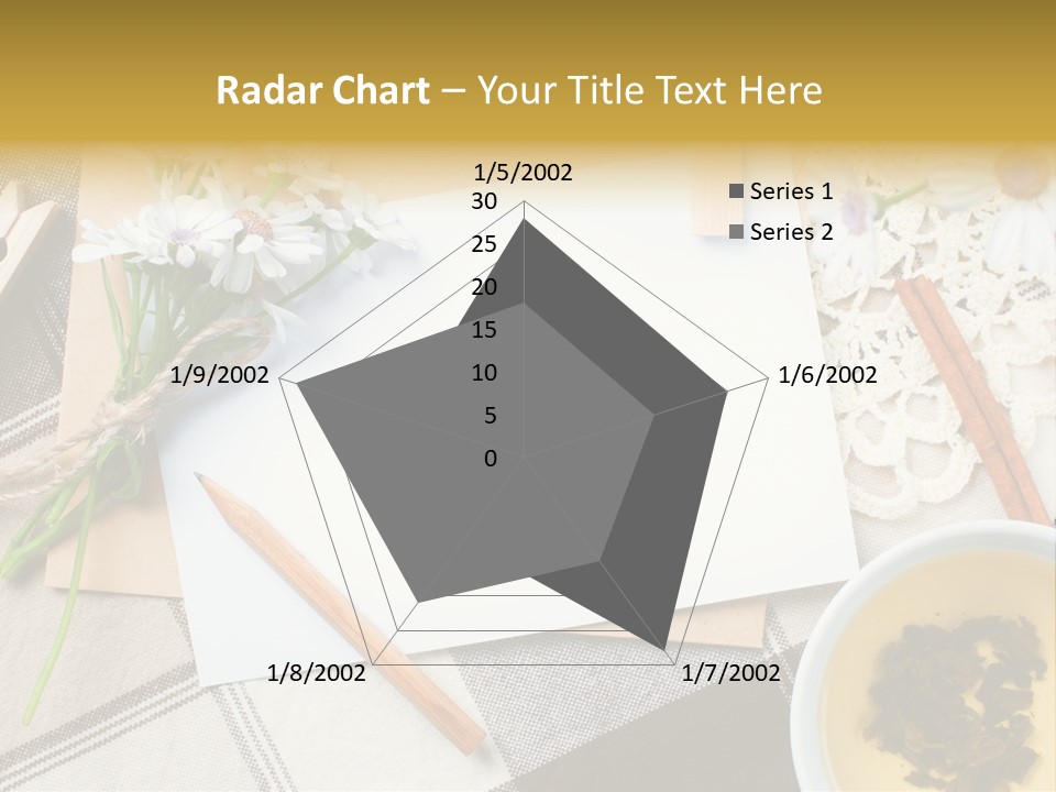 Pencil Flowers Design PowerPoint Template