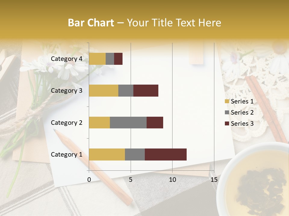 Pencil Flowers Design PowerPoint Template