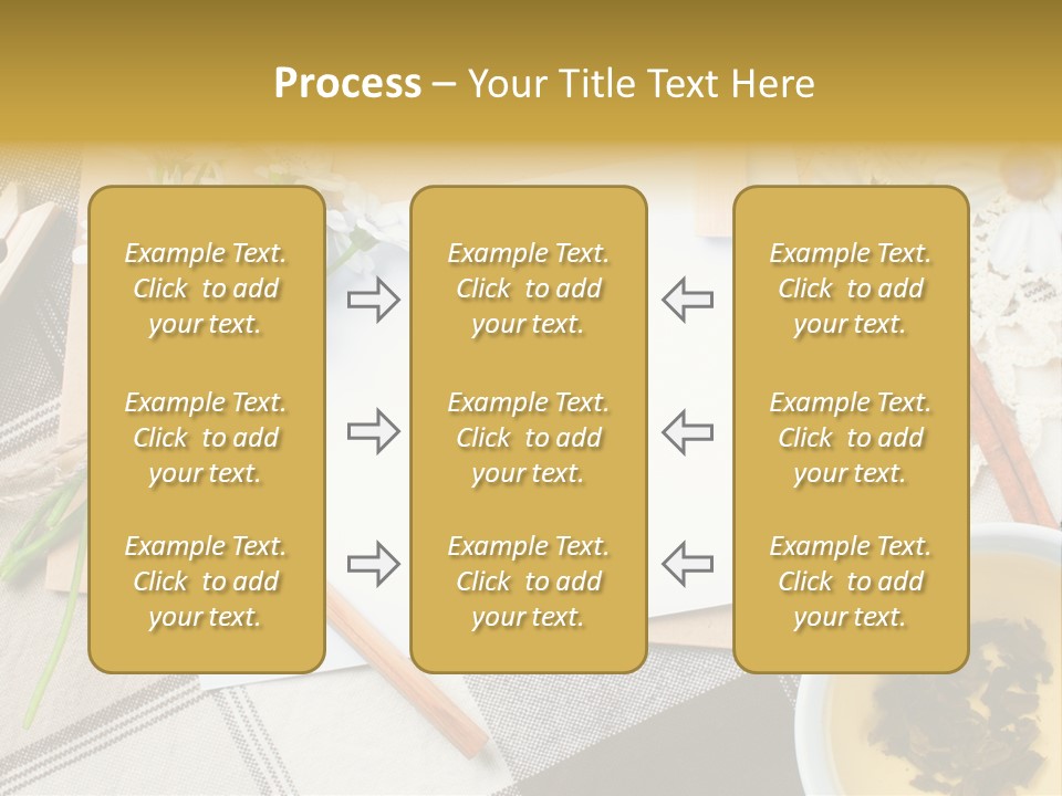 Pencil Flowers Design PowerPoint Template