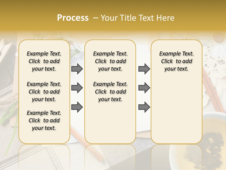 Pencil Flowers Design PowerPoint Template