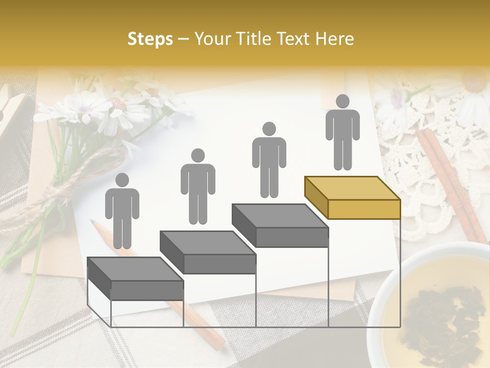 Pencil Flowers Design PowerPoint Template