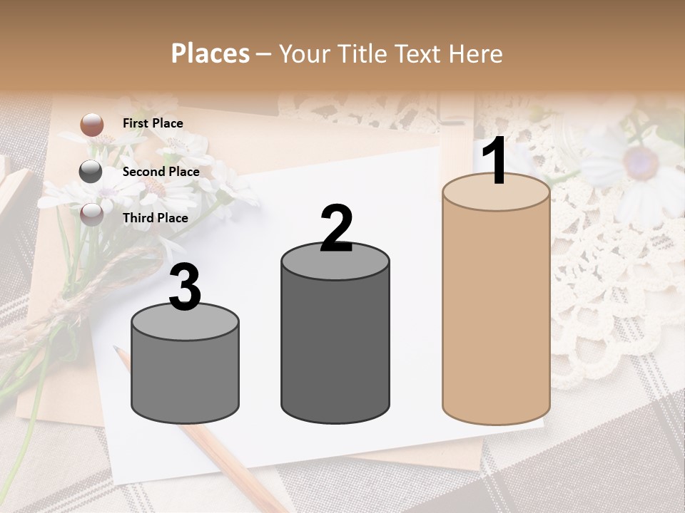 Mail Clothespins Post PowerPoint Template