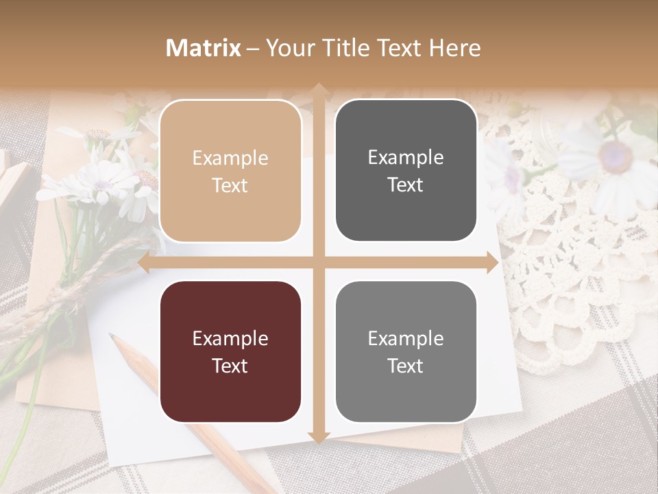 Mail Clothespins Post PowerPoint Template