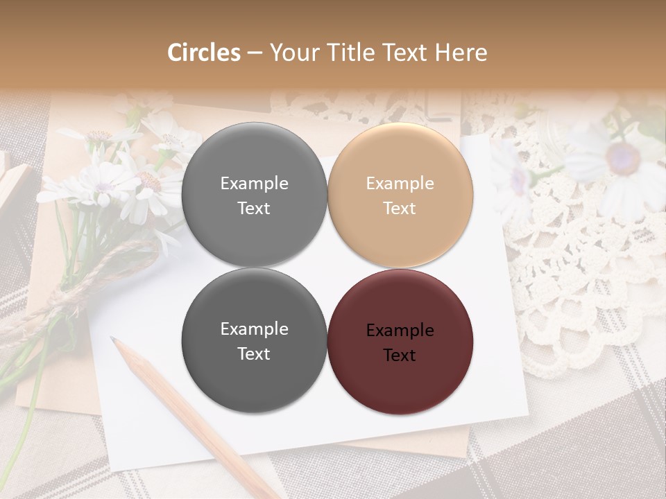 Mail Clothespins Post PowerPoint Template