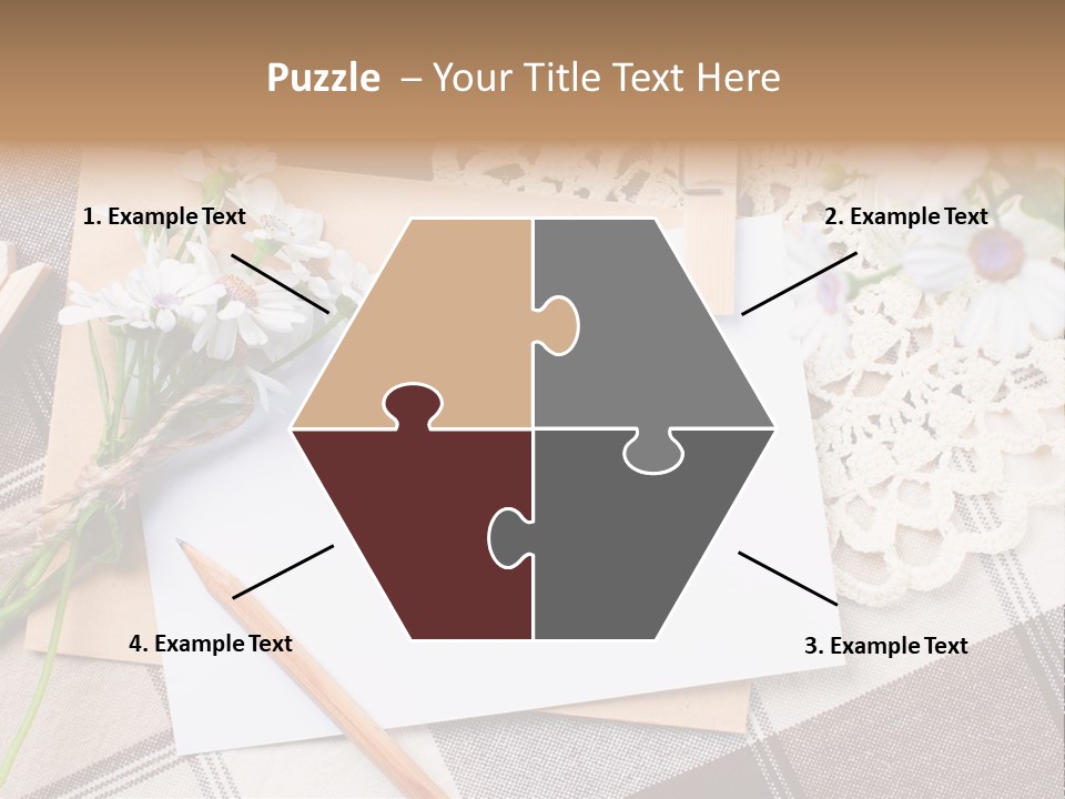 Mail Clothespins Post PowerPoint Template