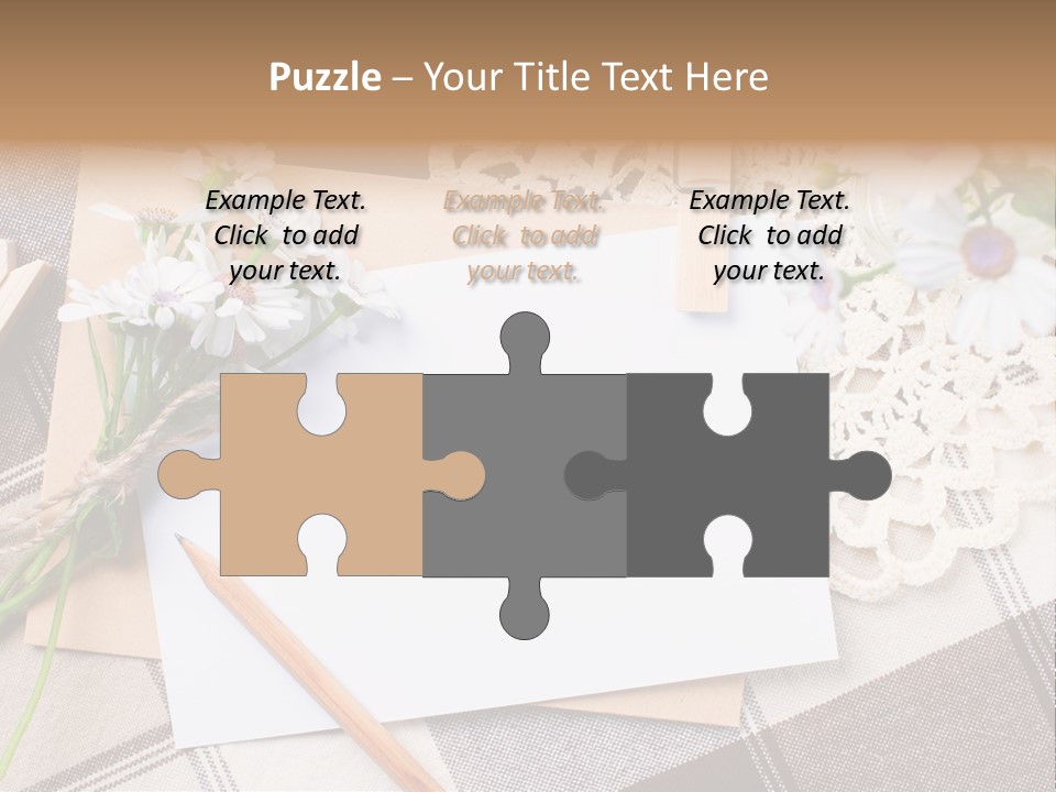 Mail Clothespins Post PowerPoint Template