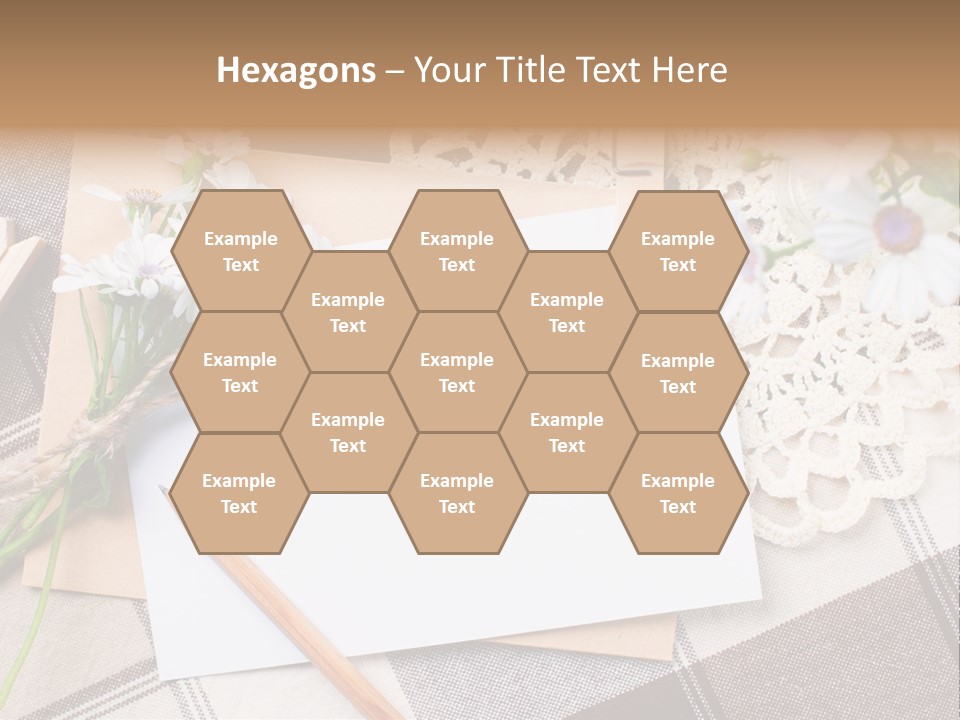 Mail Clothespins Post PowerPoint Template