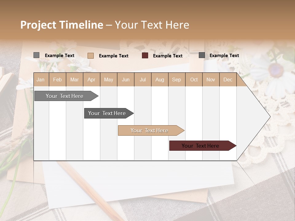 Mail Clothespins Post PowerPoint Template