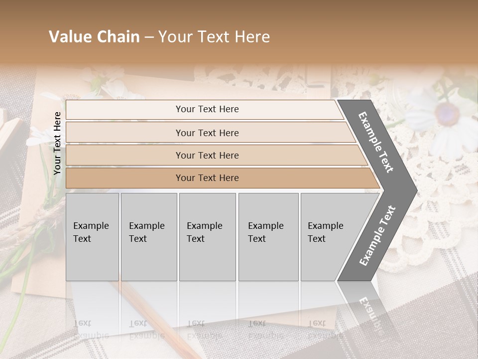 Mail Clothespins Post PowerPoint Template
