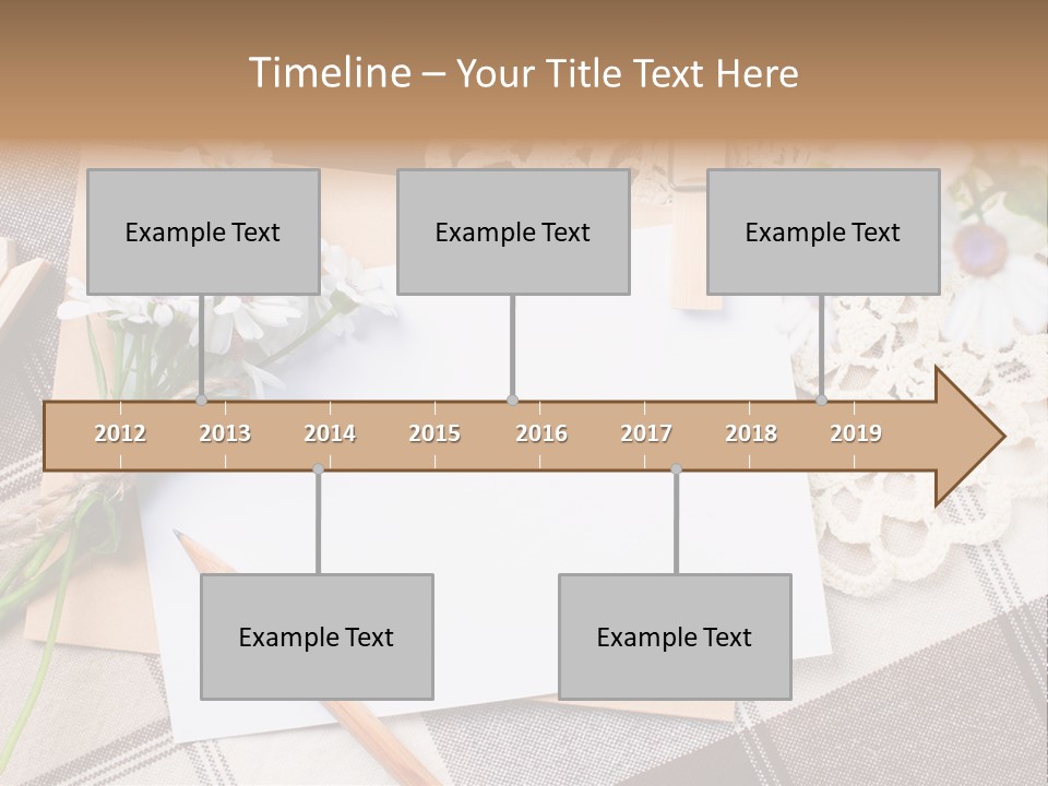 Mail Clothespins Post PowerPoint Template