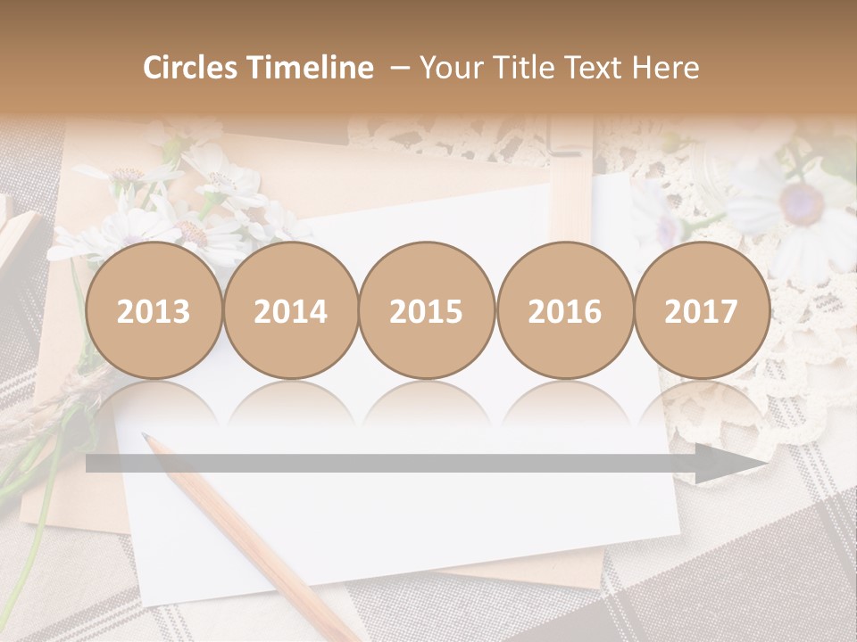 Mail Clothespins Post PowerPoint Template