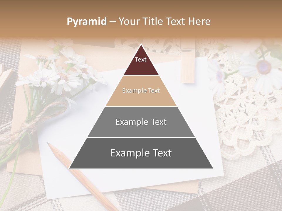 Mail Clothespins Post PowerPoint Template