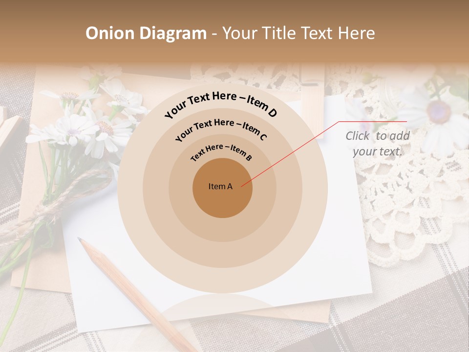 Mail Clothespins Post PowerPoint Template