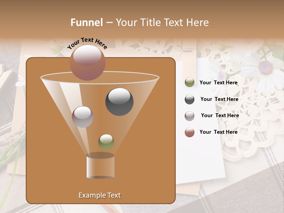 Mail Clothespins Post PowerPoint Template
